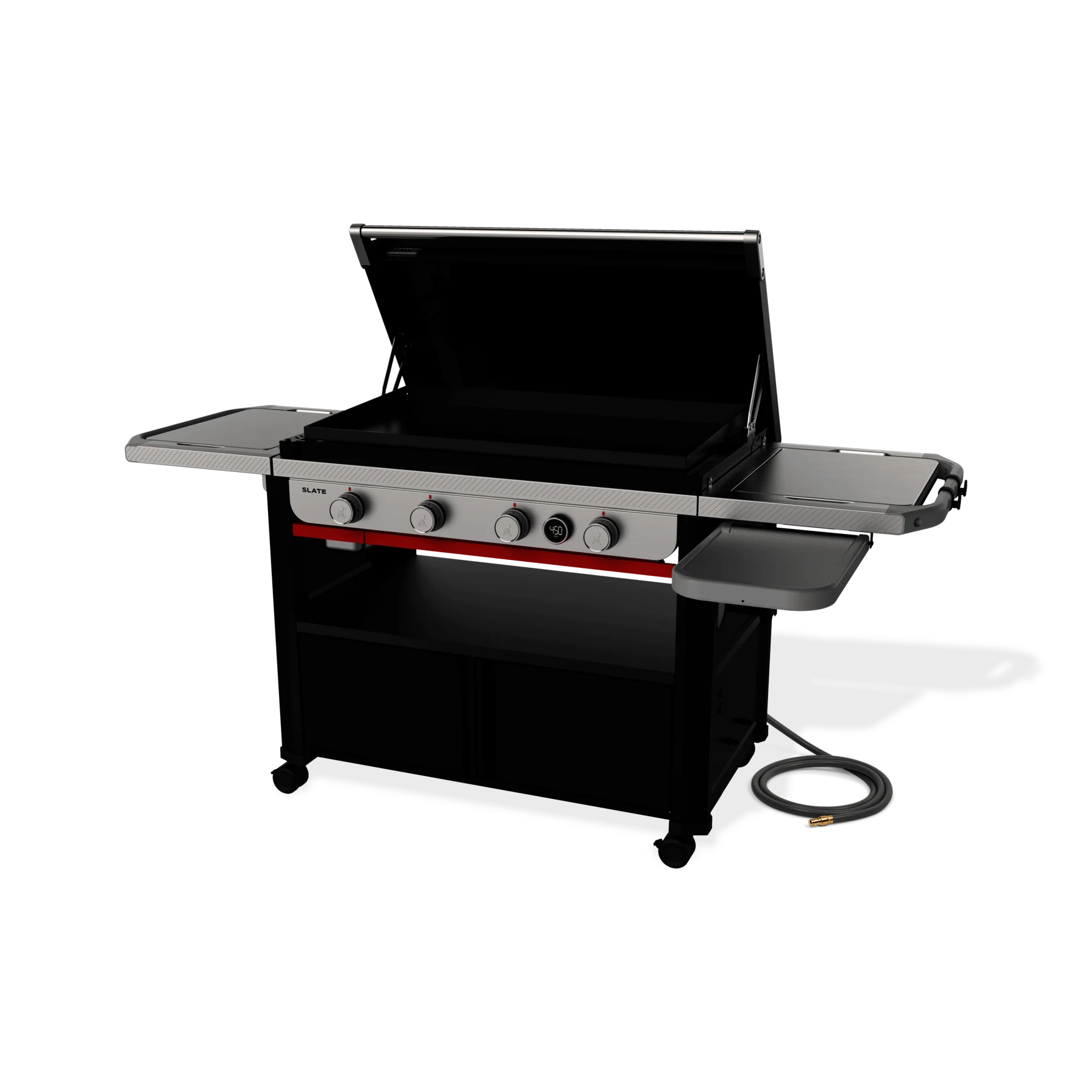 Weber 1501350 Slate® 36" Rust-Resistant Griddle with Flip-Up Side Table (Natural Gas) - Black - Image 13