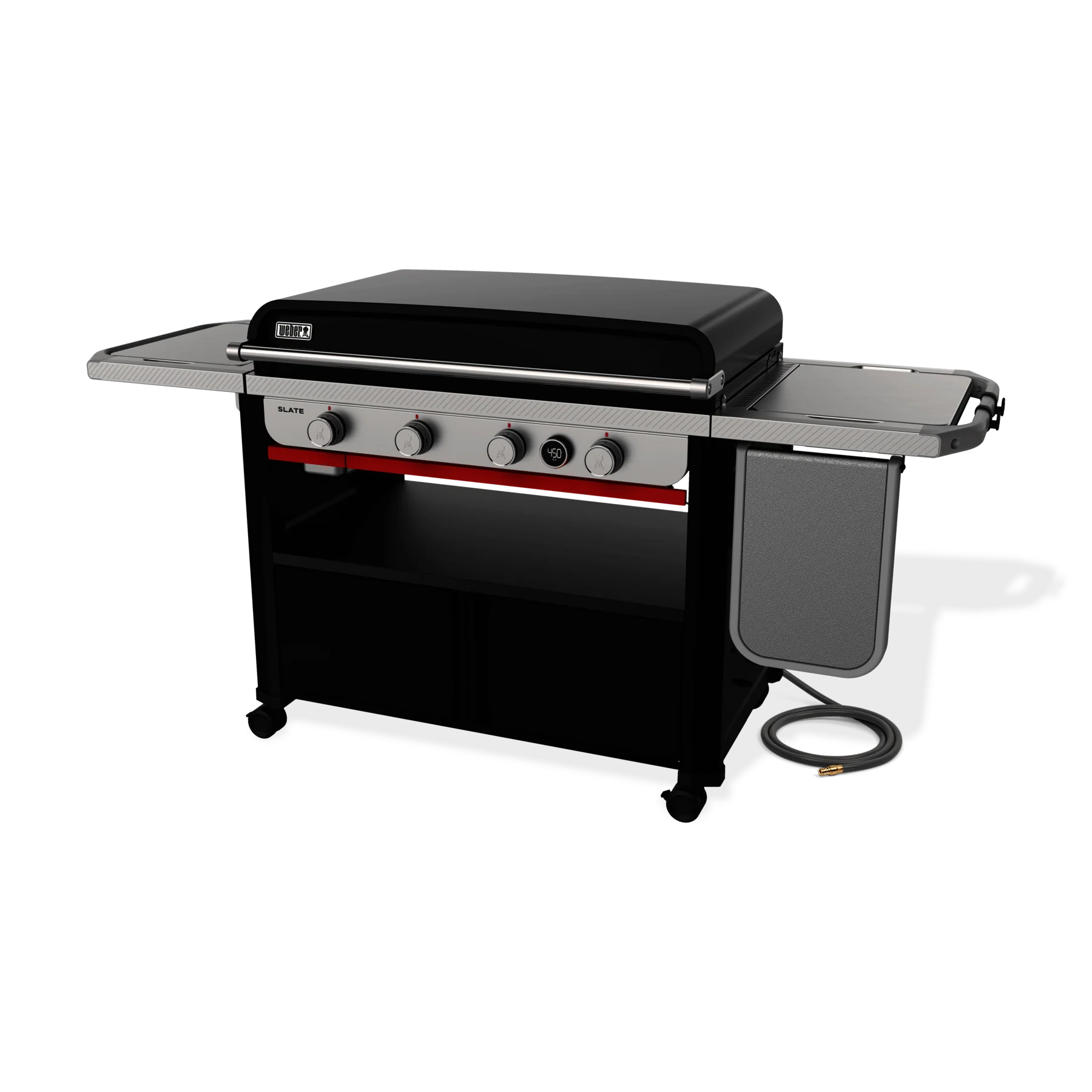 Weber 1501350 Slate® 36" Rust-Resistant Griddle with Flip-Up Side Table (Natural Gas) - Black - Image 8