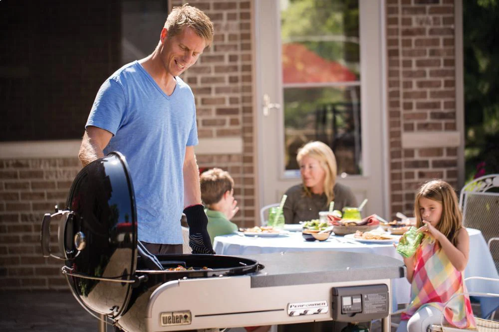 Weber 15501001 Performer Deluxe Charcoal Grill 22" - Black - Image 16