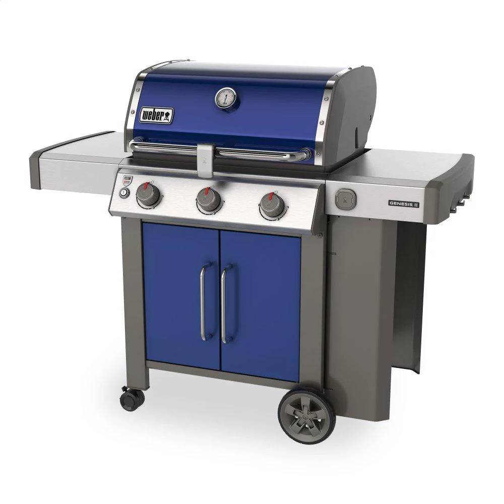 Genesis II SE-315 Gas Grill - Deep Ocean Blue LP - Image 2