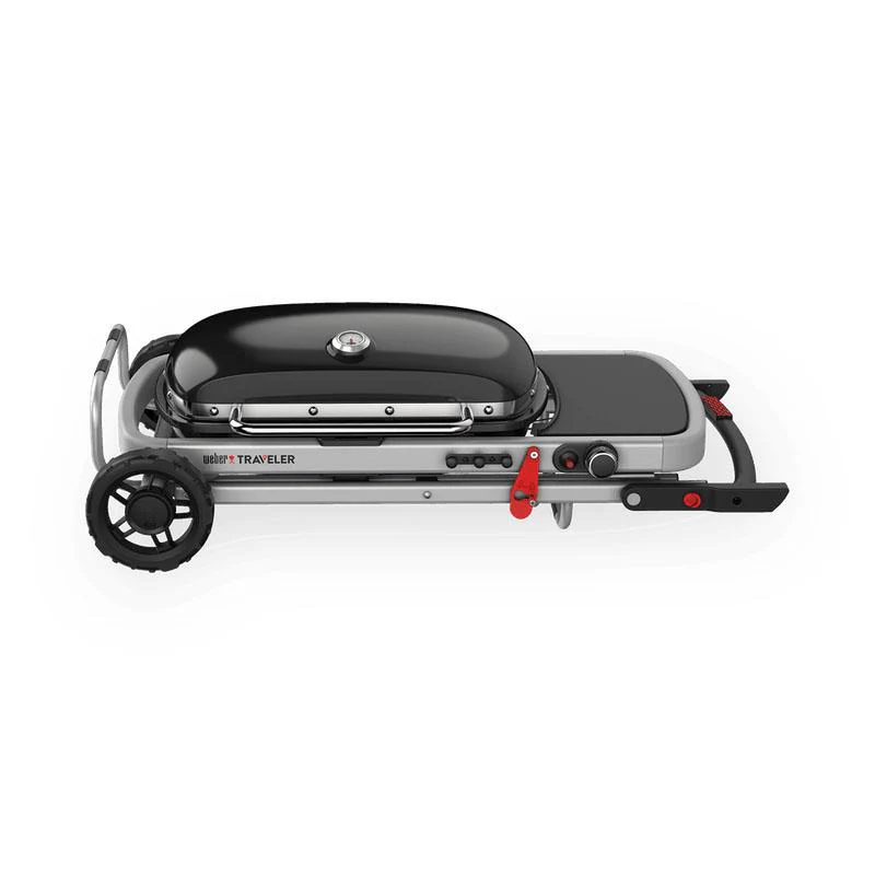 9010001 Weber Traveler® Portable Gas Grill - Black - Image 4