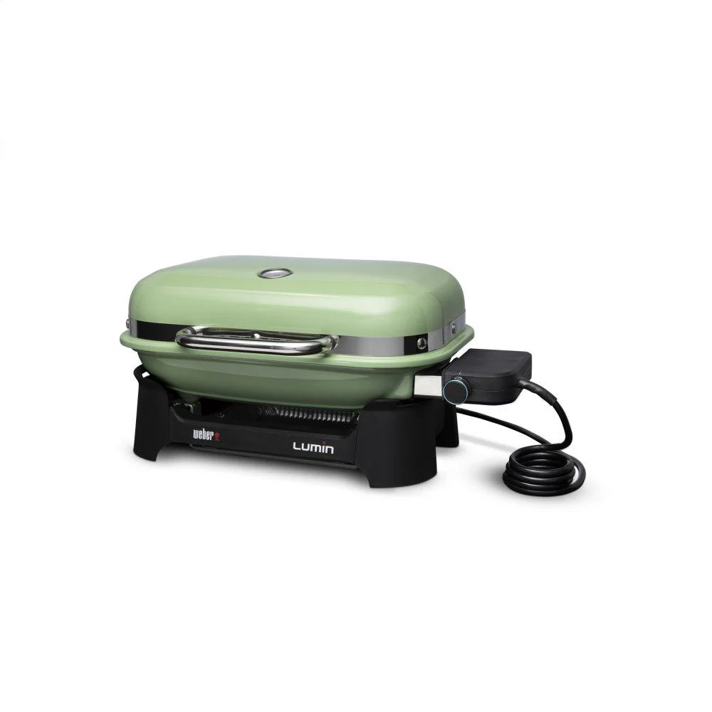 Weber 91070901 Lumin Compact Electric Grill - Seafoam Green - Image 2