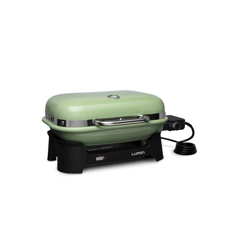 Weber 91070901 Lumin Compact Electric Grill - Seafoam Green - Image 3