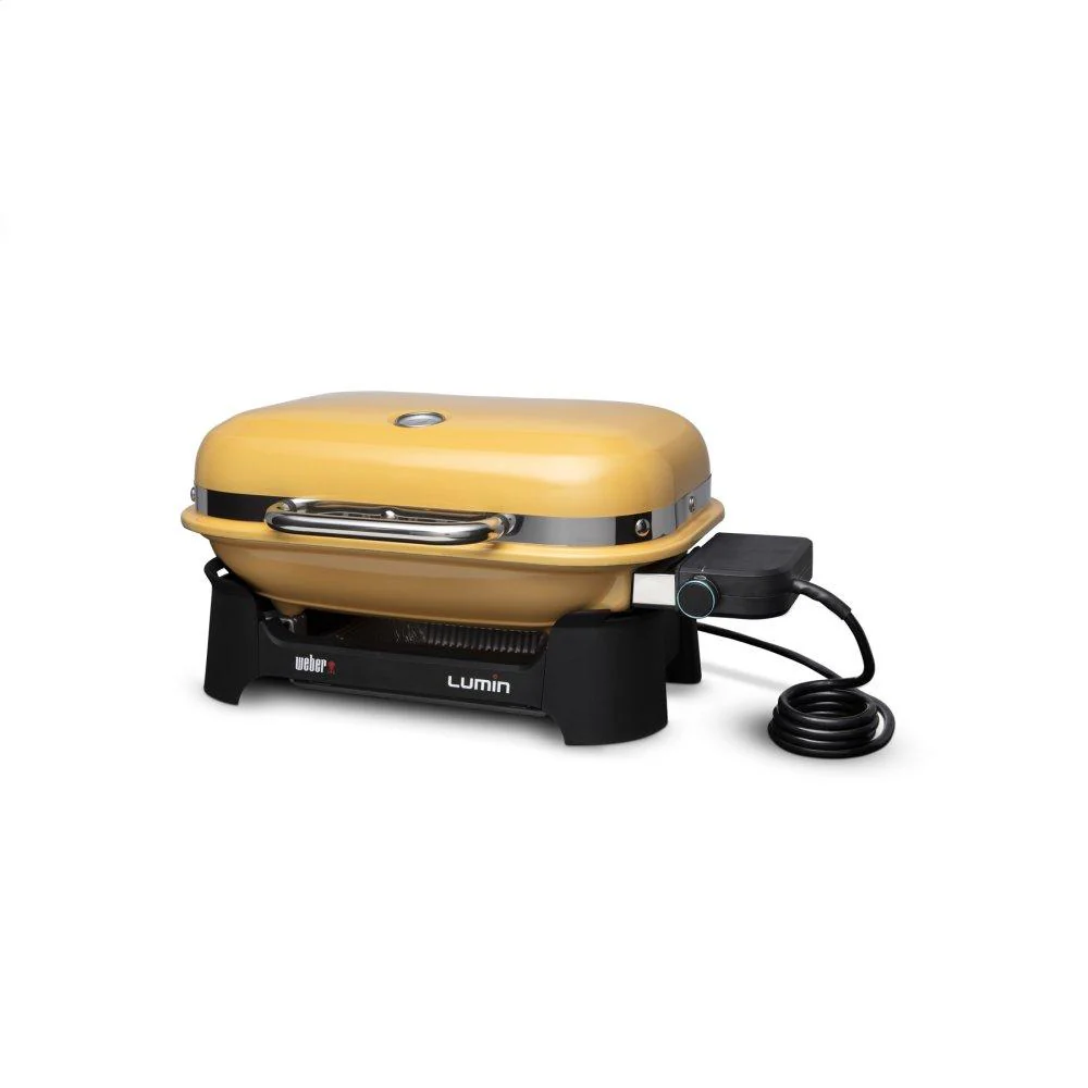 Weber 91280901 Lumin Compact Electric Grill - Golden Yellow - Image 2