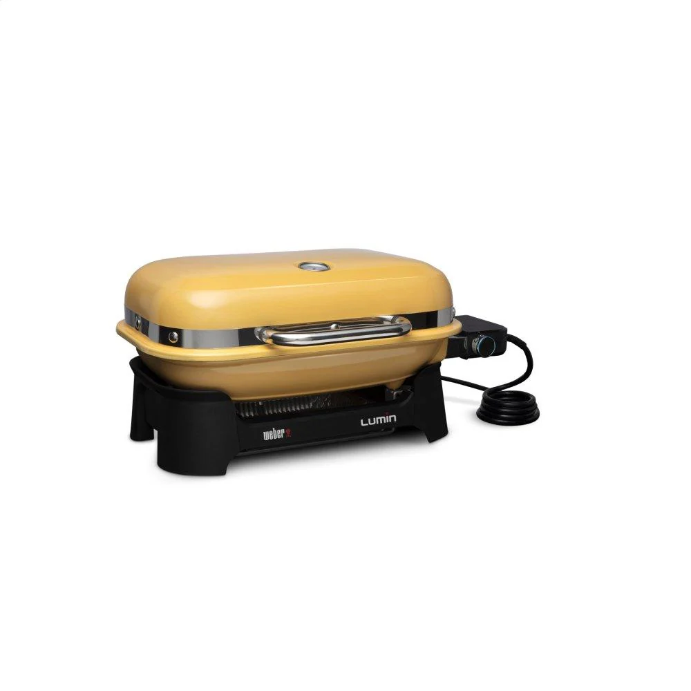 Weber 91280901 Lumin Compact Electric Grill - Golden Yellow - Image 3
