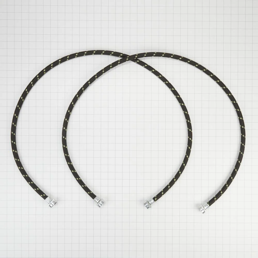 Whirlpool 8212487RP 5' Braided washer fill hoses with 2 female connections - 2 pack - Image 3