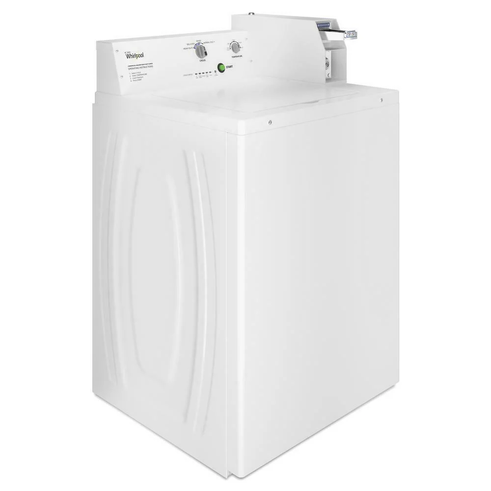 Whirlpool CAE2745FQ Commercial Top-Load Washer, Coin Slide - Image 2