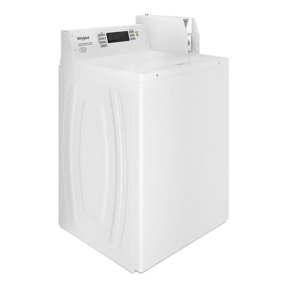Whirlpool CAE2779JQ Commercial Top-Load Washer with Factory-Installed Coin Drop and Coin Box - Image 8