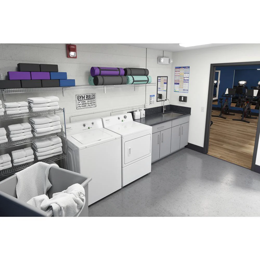 Whirlpool CAE2795FQ Commercial Top-Load Washer, Non-Vend - Image 8