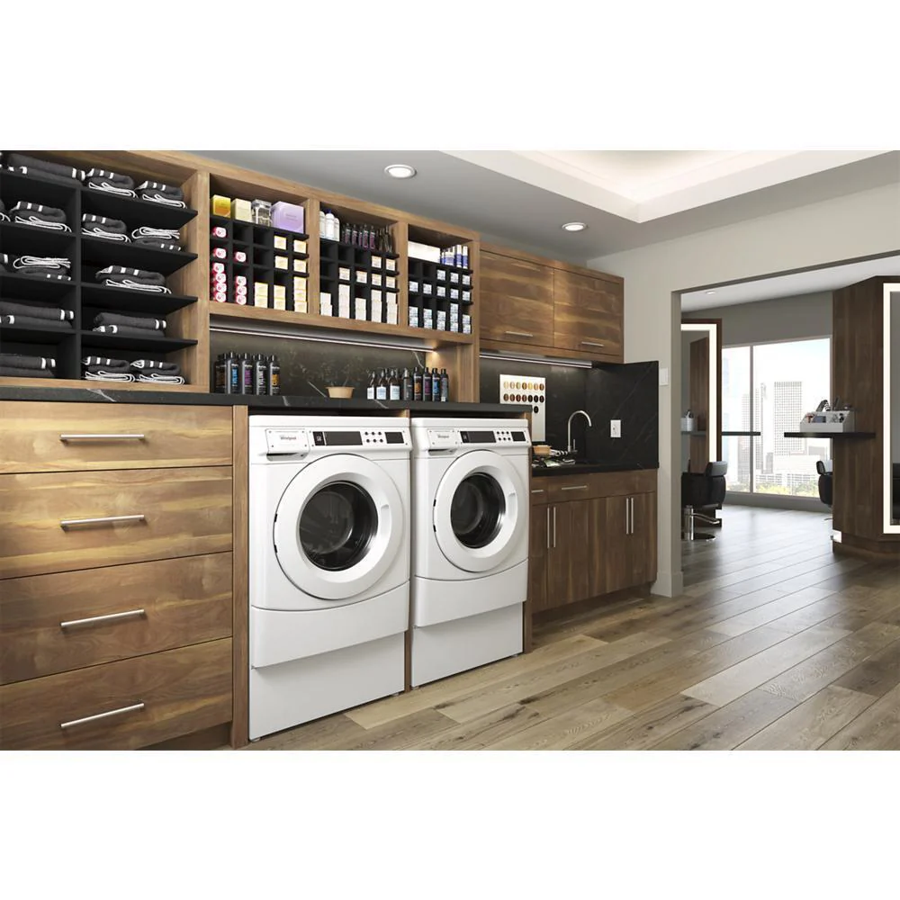Whirlpool CED9160GW 27" Commercial Electric Front-Load Dryer, Non-Vend - Image 6