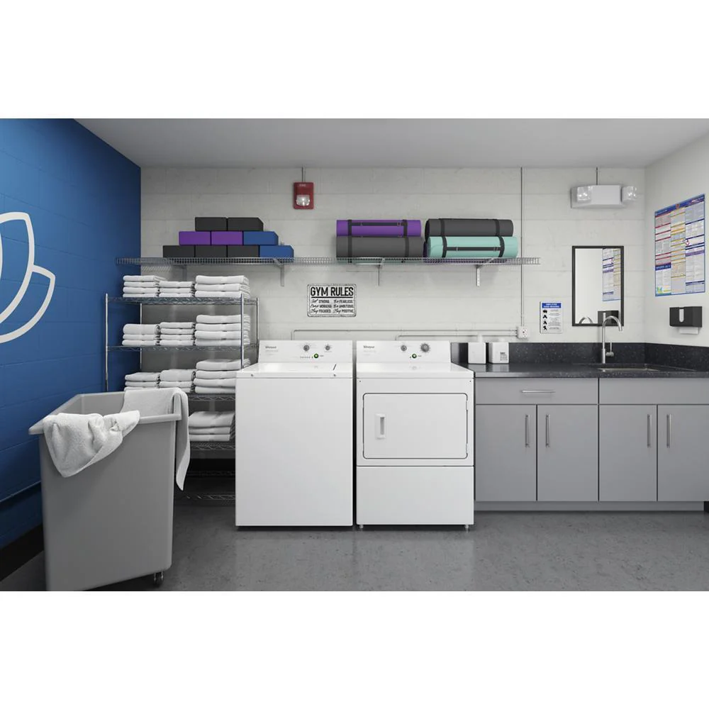 Whirlpool CEM2795JQ Commercial Electric Super-Capacity Dryer, Non-Coin - Image 3