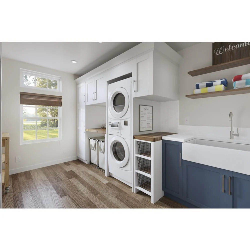 Whirlpool CET9100GQ Commercial Electric Stack Washer/Dryer, Non-Vend - Image 3