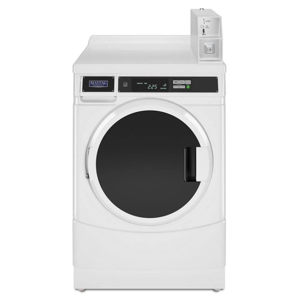 Whirlpool CHW9160GW 27" Commercial High-Efficiency Energy Star-Qualified Front-Load Washer, Non-Vend - Image 2