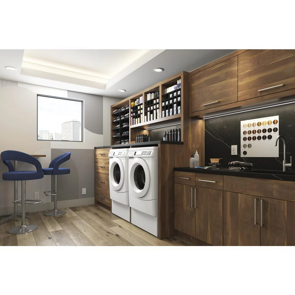 Whirlpool CHW9160GW 27" Commercial High-Efficiency Energy Star-Qualified Front-Load Washer, Non-Vend - Image 5