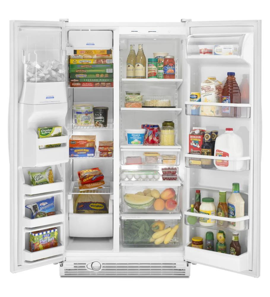 Whirlpool ED5LHAXWB 25 cu. ft. Side-by-Side Refrigerator with In-Door-Ice® System - Image 2