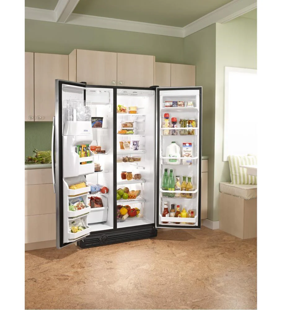 Whirlpool ED5LHAXWB 25 cu. ft. Side-by-Side Refrigerator with In-Door-Ice® System - Image 4