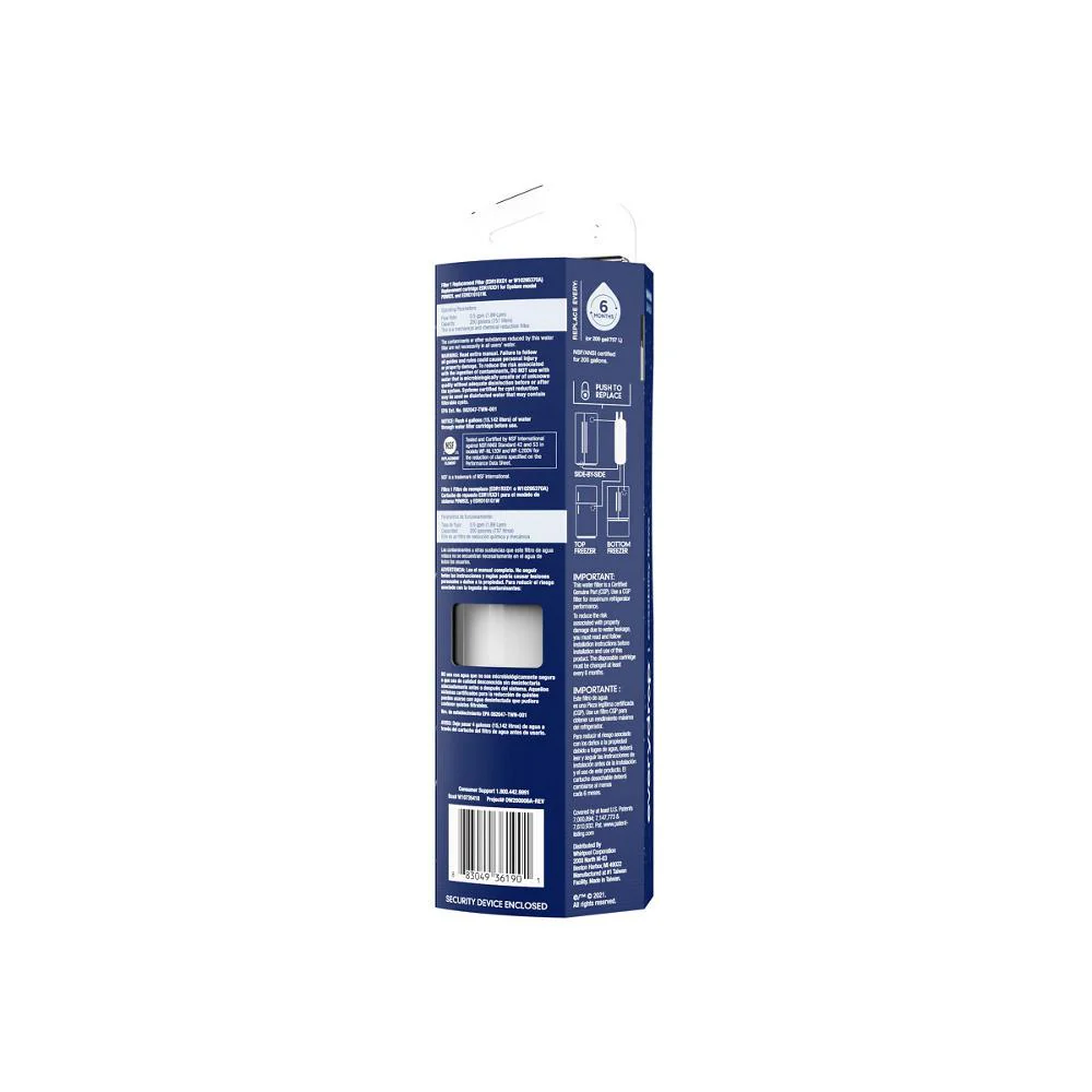 Whirlpool EDR1RXD1 everydrop® Refrigerator Water Filter 1 - EDR1RXD1 (Pack of 1) - Image 23