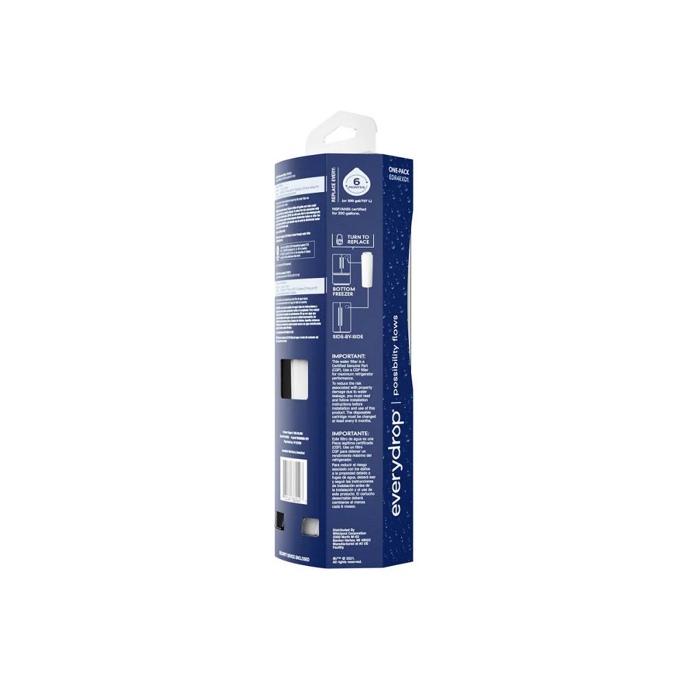 Whirlpool EDR4RXD1 everydrop® Refrigerator Water Filter 4 - EDR4RXD1 (Pack of 1) - Image 25