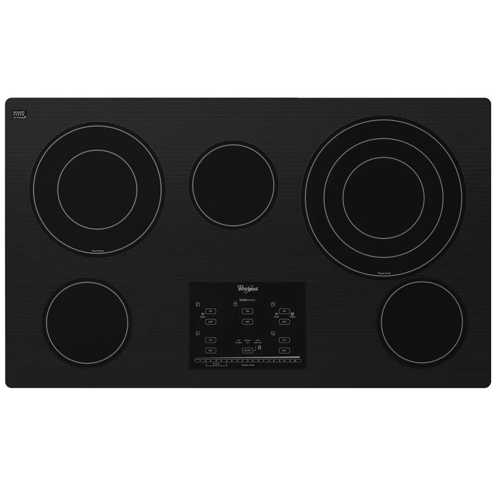 Whirlpool Gold® 36-inch Electric Ceramic Glass Cooktop with Tap Touch Controls