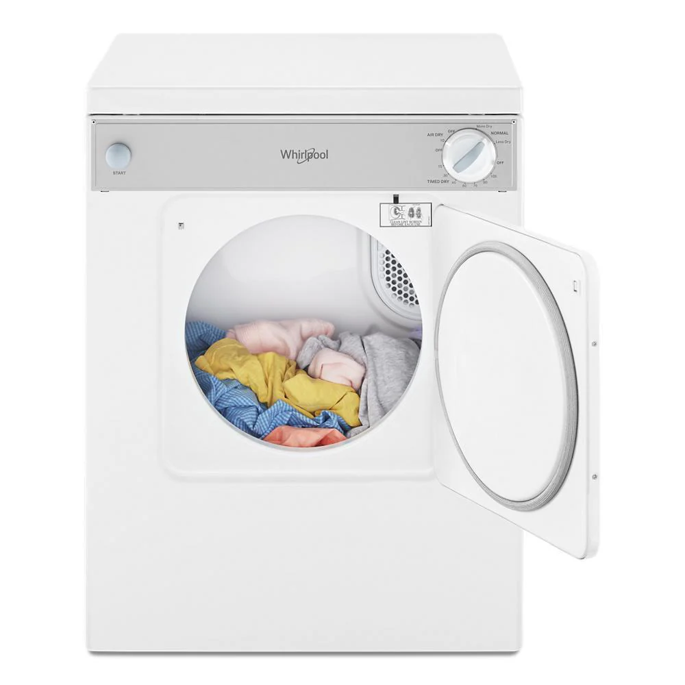 Whirlpool LDR3822PQ 3.4 cu. ft. Compact Front Load Dryer with Flexible Installation - Image 8
