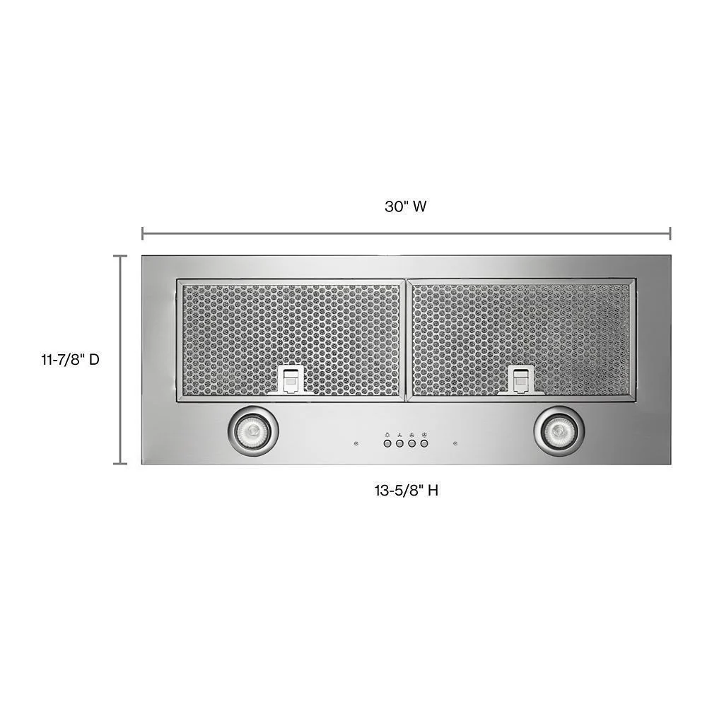 Whirlpool UVL5430JSS 30" 400 CFM Motor Class Custom Hood Liner - Image 3