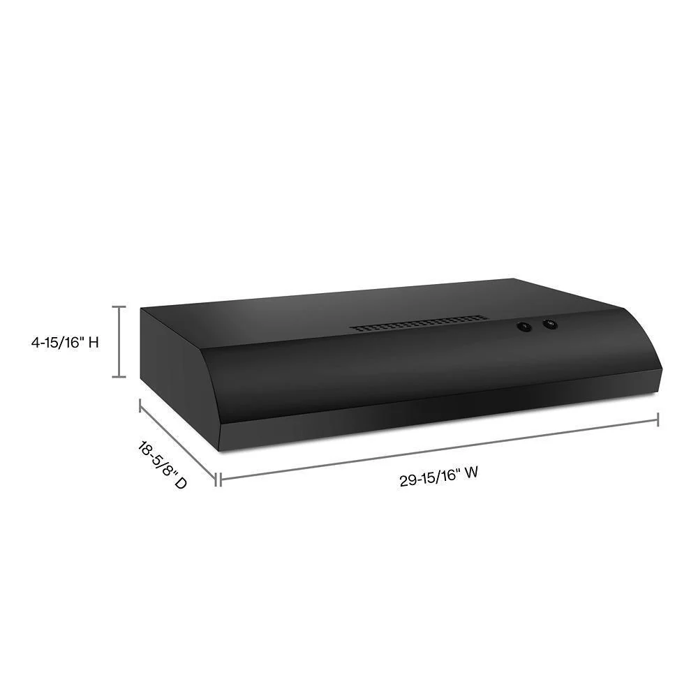 Whirlpool UXT4030ADB 30" Range Hood with the FIT System - Image 5