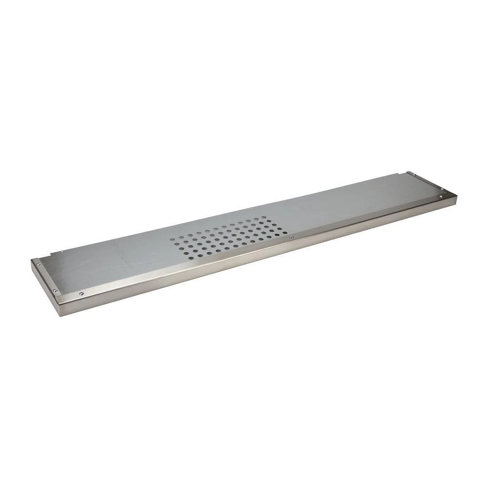 Whirlpool W10115777 Stainless Steel Backsplash - for 48" W Range or Cooktop, Size: 48" W x 9" H - Image 2