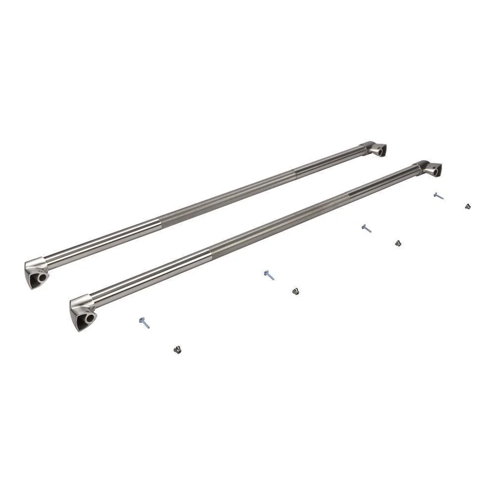 Whirlpool W10250643 Refrigerator Pro-Style Handle Kit for Built-In, Non-Dispensing Side-by-Side Models with Wood Panels - Stainless Steel - Image 2