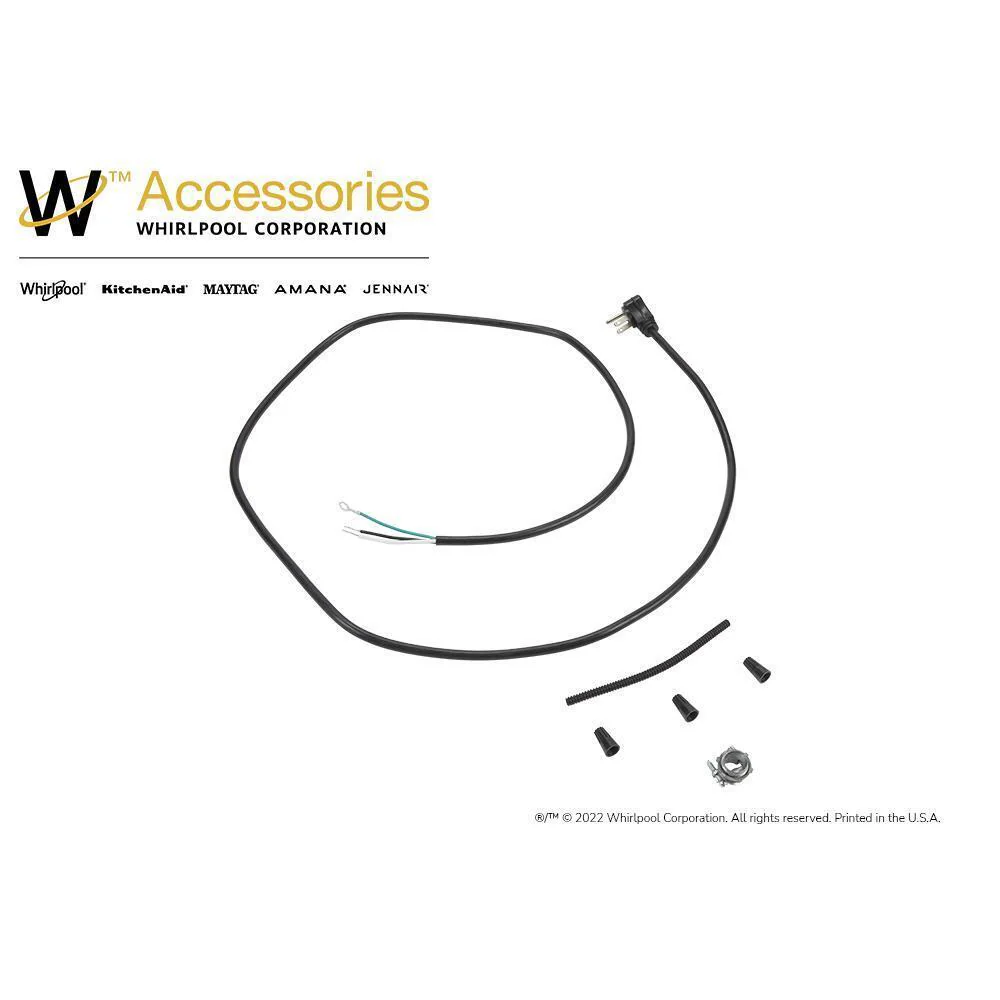 Whirlpool W10278923RP 6' Dishwasher Power Cord 3 Wire 13 Amp - Image 6