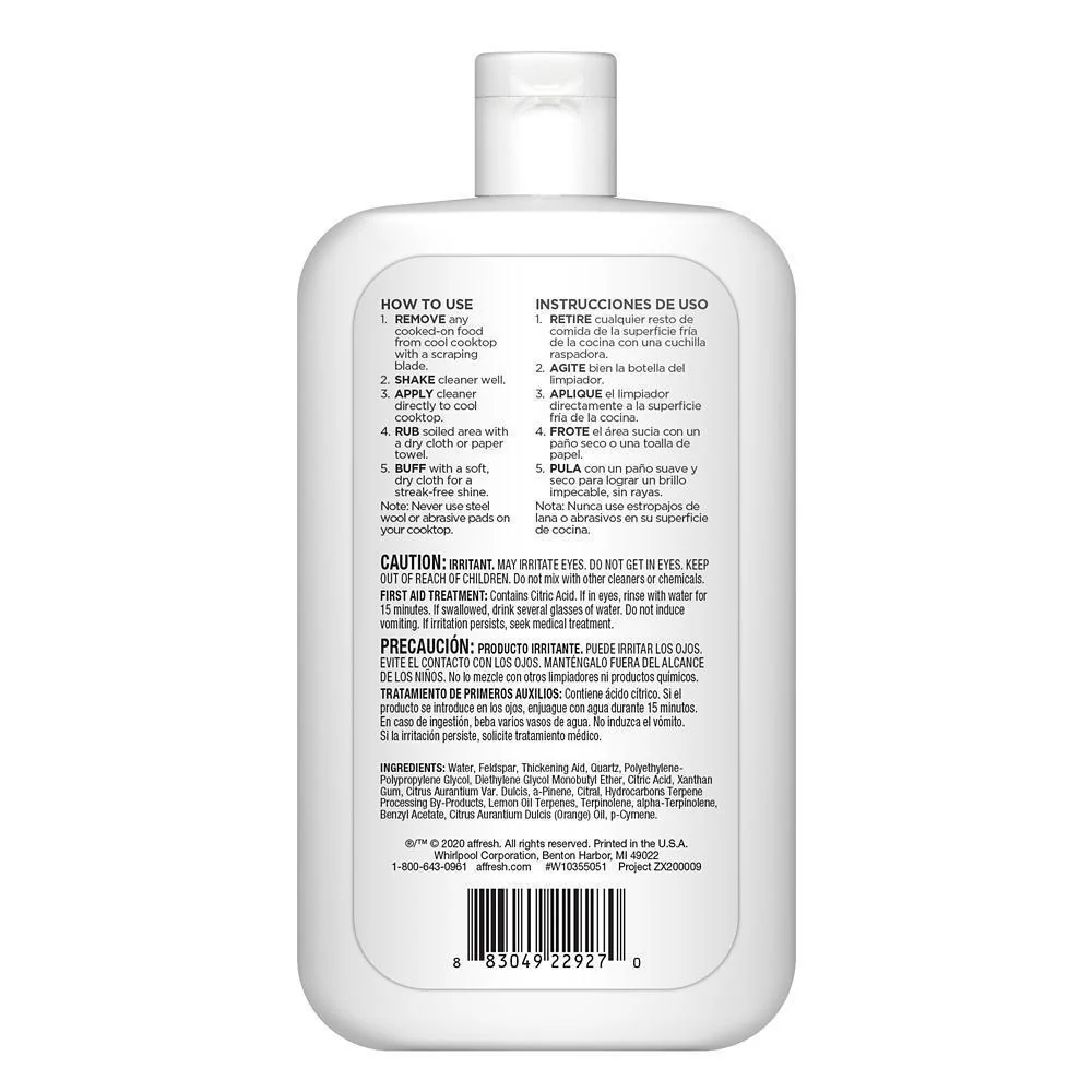Whirlpool W10355051 Affresh® Cooktop Cleaner - Image 2