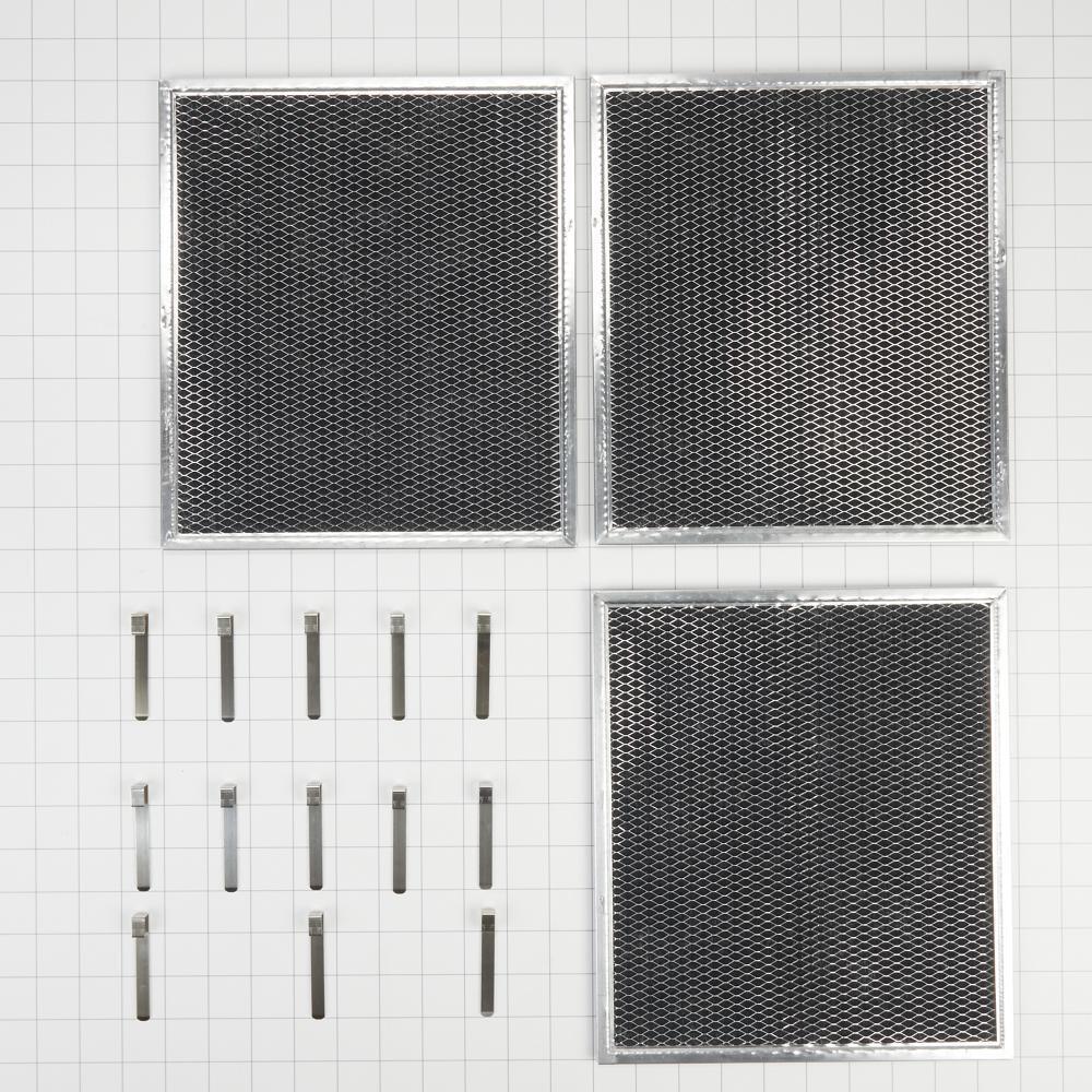 Whirlpool W10412939 Range Hood Charcoal Replacement Filter Kit for Models IH6302YS, IHW6302YB, IHW7302YS (Includes 3 Filters and 12 Clips) - Image 3
