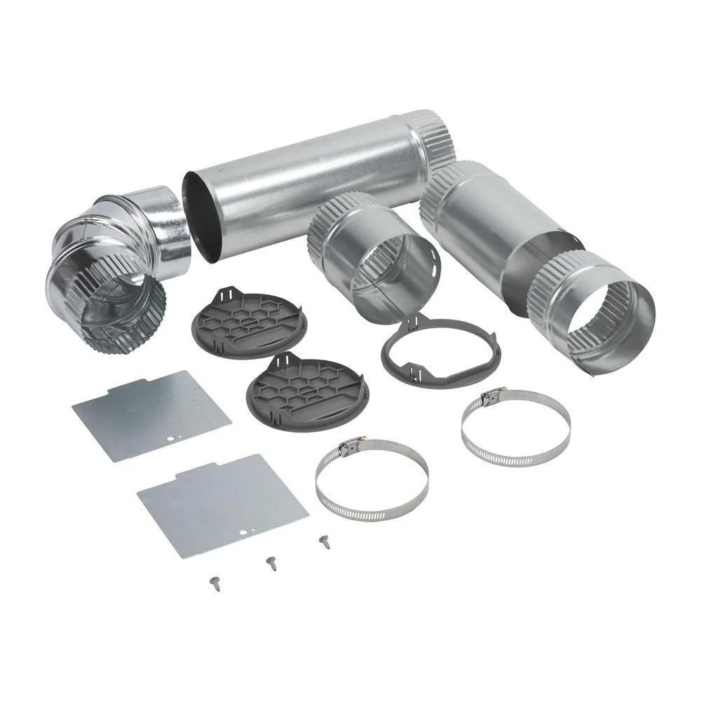 Whirlpool W10470674 Dryer 4-Way Side Vent Kit for left, right, and bottom venting.