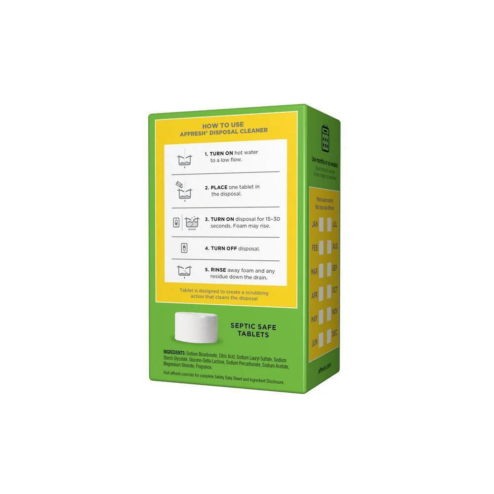 Whirlpool W10509526 Affresh® Disposal Cleaner Tablets - 3 Count - Image 4