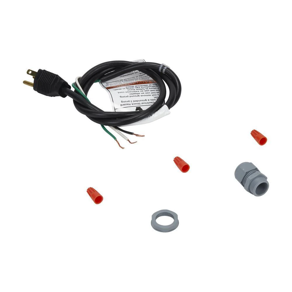 Whirlpool W10613691 5' Range Hood Power Cord, Black, with a 3-prong, 125-volt design - Image 2