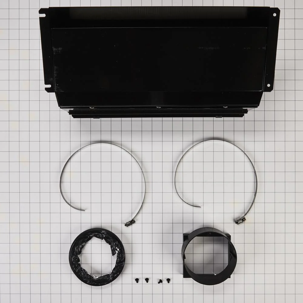 Whirlpool W10620783 Ductless Downdraft Vent Kit, Black, Size: 20" L x 13" W x 12" H - Image 5