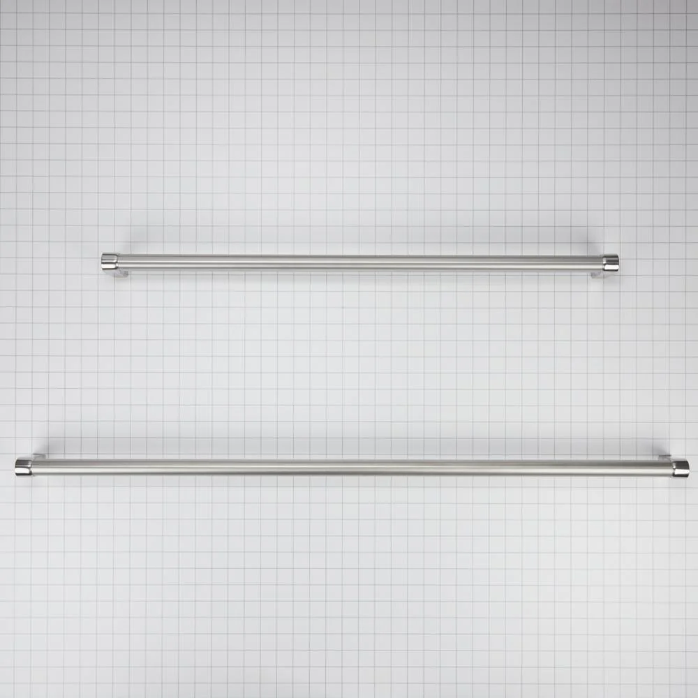 Whirlpool W10782874 KitchenAid® 30-IN Bottom Mount Refrigerator Handle Kit with Red Medallions for Panel-Ready Models - Image 4
