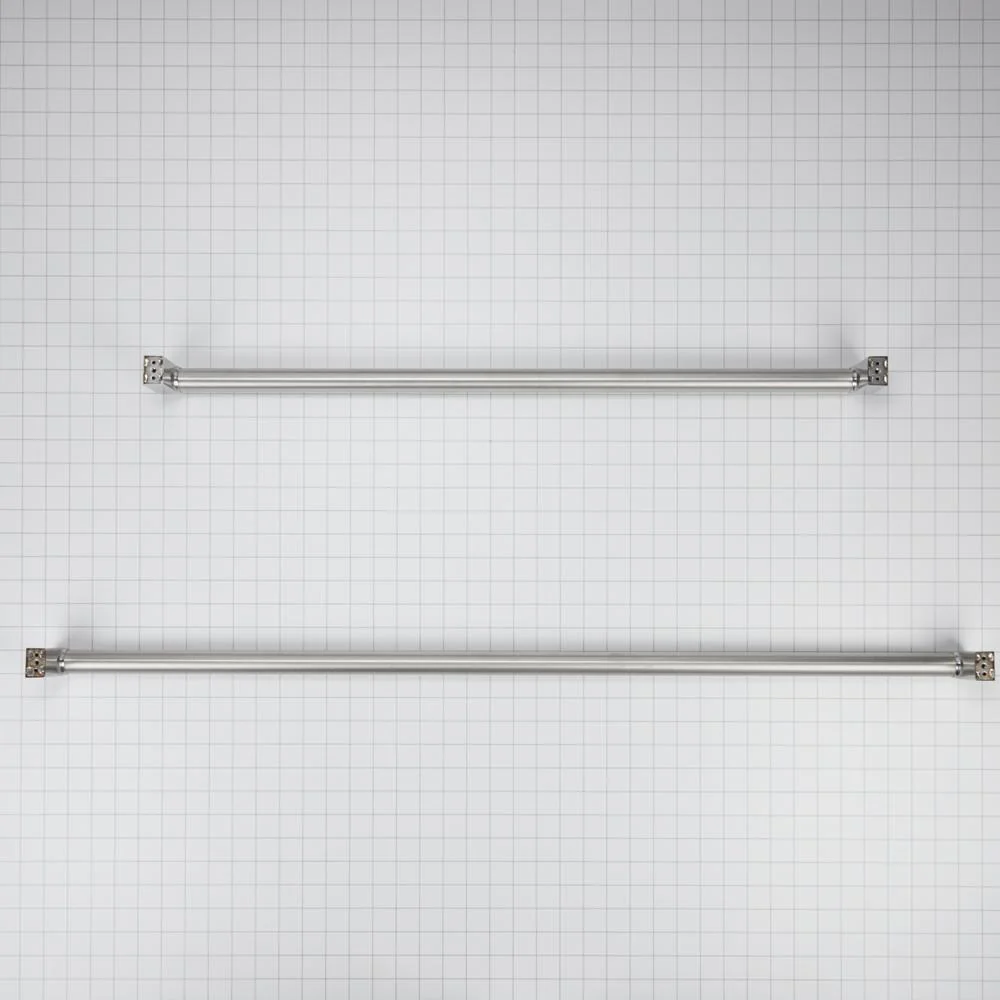 Whirlpool W10782874 KitchenAid® 30-IN Bottom Mount Refrigerator Handle Kit with Red Medallions for Panel-Ready Models - Image 5