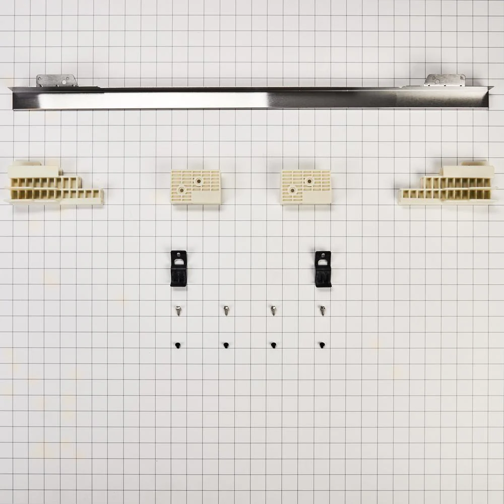 Whirlpool W10801482 JennAir 30-IN Oven Flush Installation Trim Kit - Stainless Steel for Built-In Oven/Microwave Combination Models (JMW2430DS, JMW2430DP, JMW3430DS, JMW3430DP) - Image 2