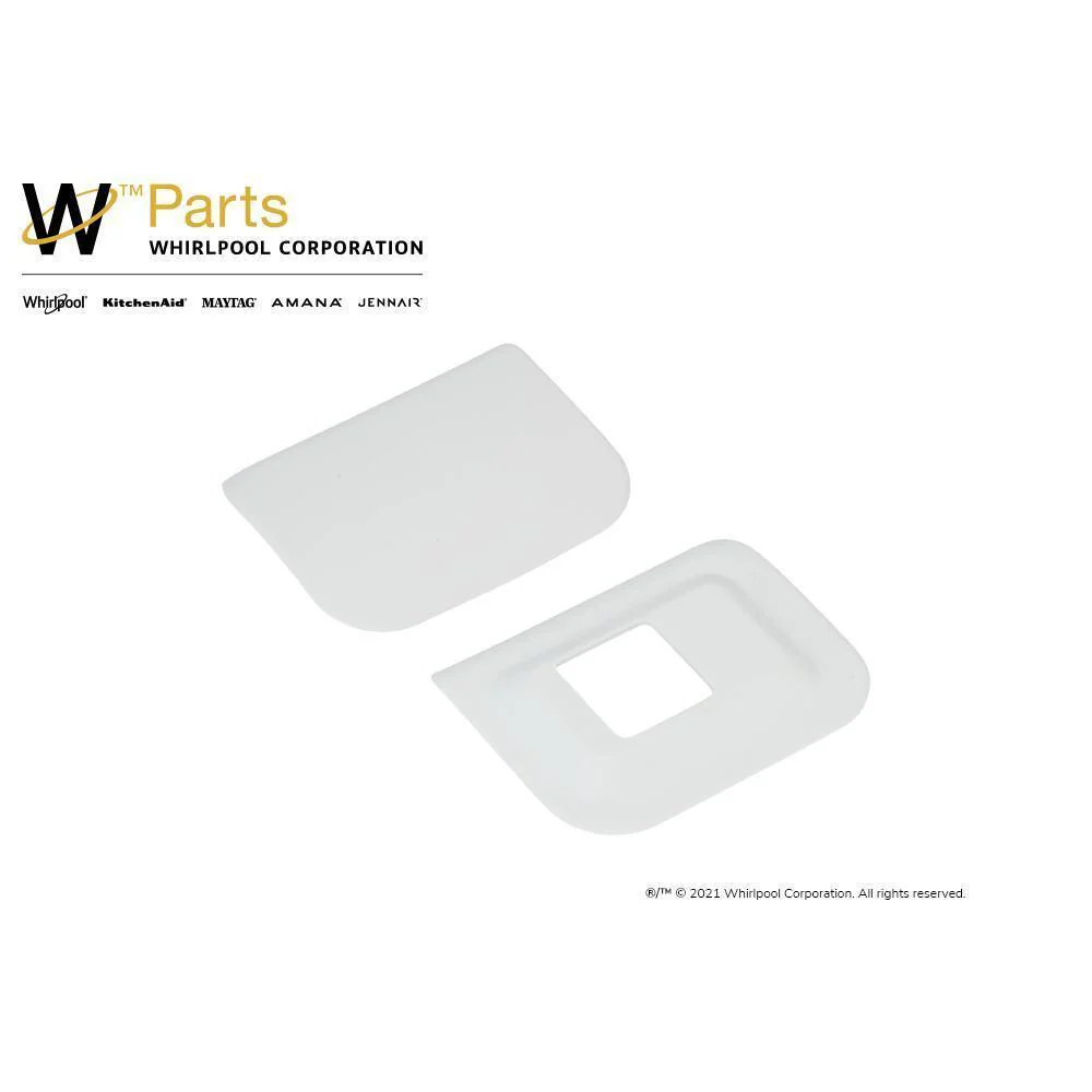 Whirlpool W10895133 Dryer Door Reversal Kit, white-colored, for Advantage Maytag models with magnets - Image 8