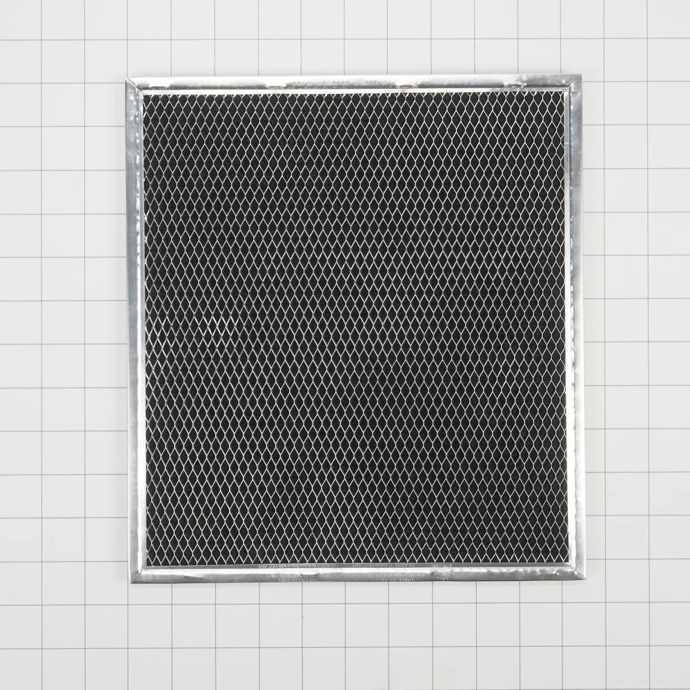 Whirlpool W10905733 Range Hood Charcoal Filter, Silver, with (2) 16 1/2" X 11 1/2" filters, and 4 spring clips - Image 4