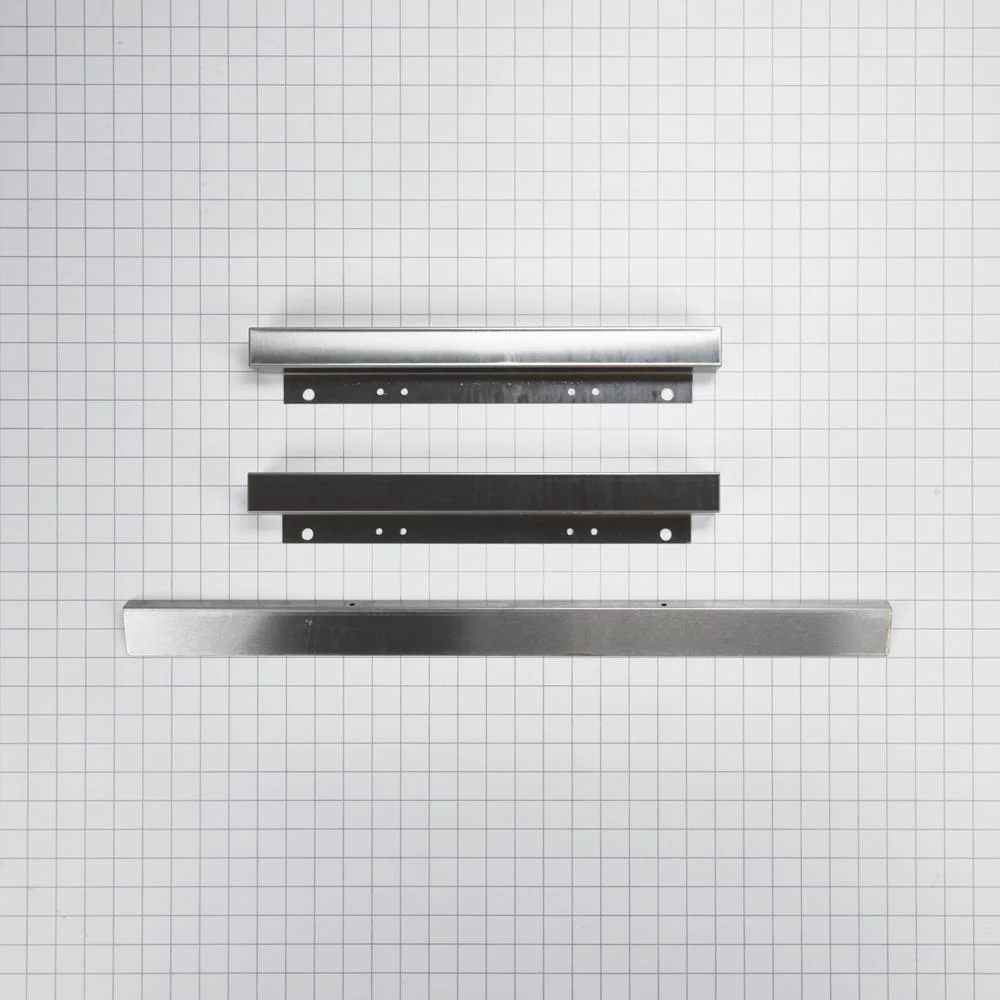 Whirlpool W11170223 27" Built-in Microwave Trim Kit, Stainless Steel, fits JMDFS24GS - Image 2