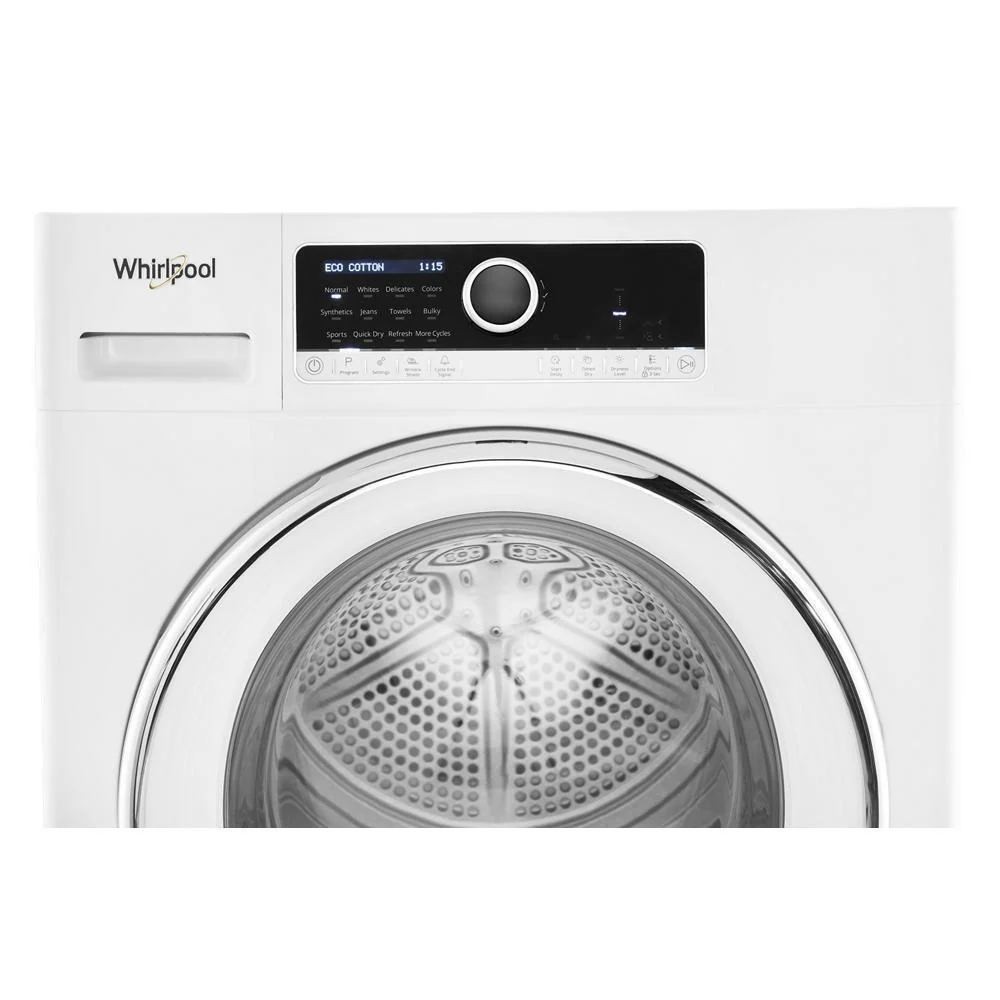 Whirlpool WCD3090JW 4.3 Cu. Ft. 24" Small Space Ventless Dryer - Image 5