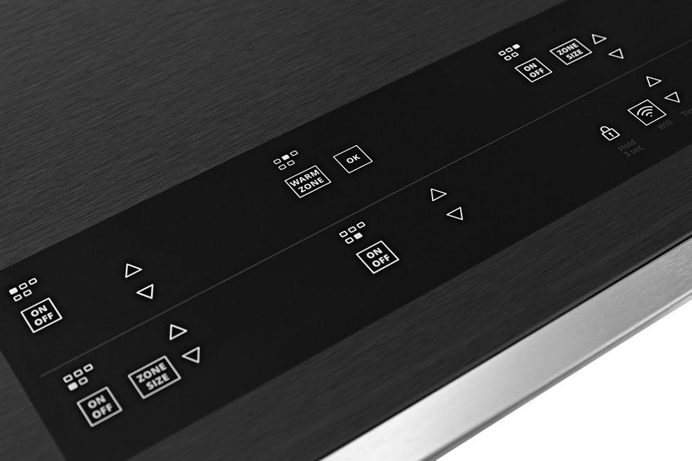 Whirlpool WCE97US0HS 30-inch Electric Ceramic Glass Cooktop with Two Dual Radiant Elements - Image 3