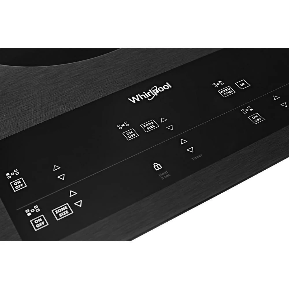 Whirlpool WCE97US0KB 30-inch Electric Ceramic Glass Cooktop with Two Dual Radiant Elements - Image 4