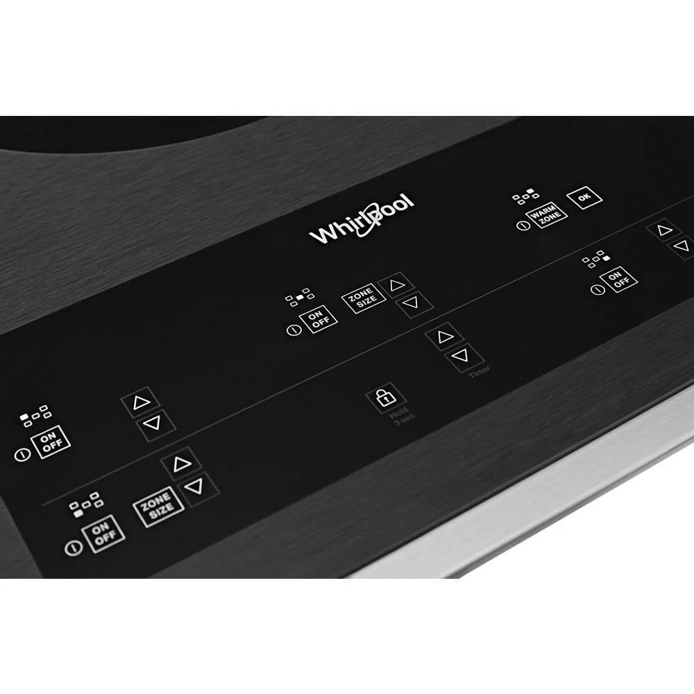 Whirlpool WCE97US0KB 30-inch Electric Ceramic Glass Cooktop with Two Dual Radiant Elements - Image 9
