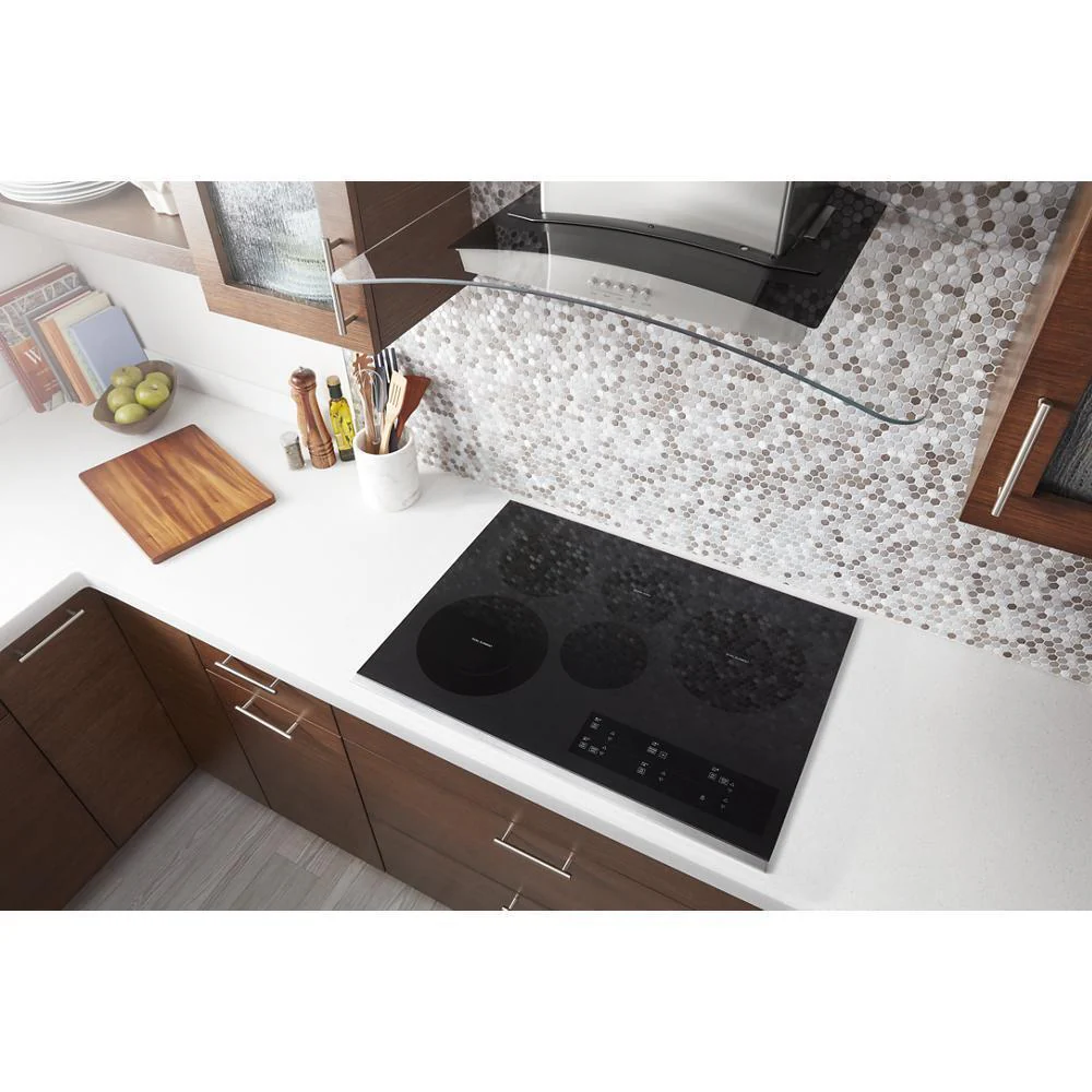 Whirlpool WCE97US0KS 30-inch Electric Ceramic Glass Cooktop with Two Dual Radiant Elements - Image 6