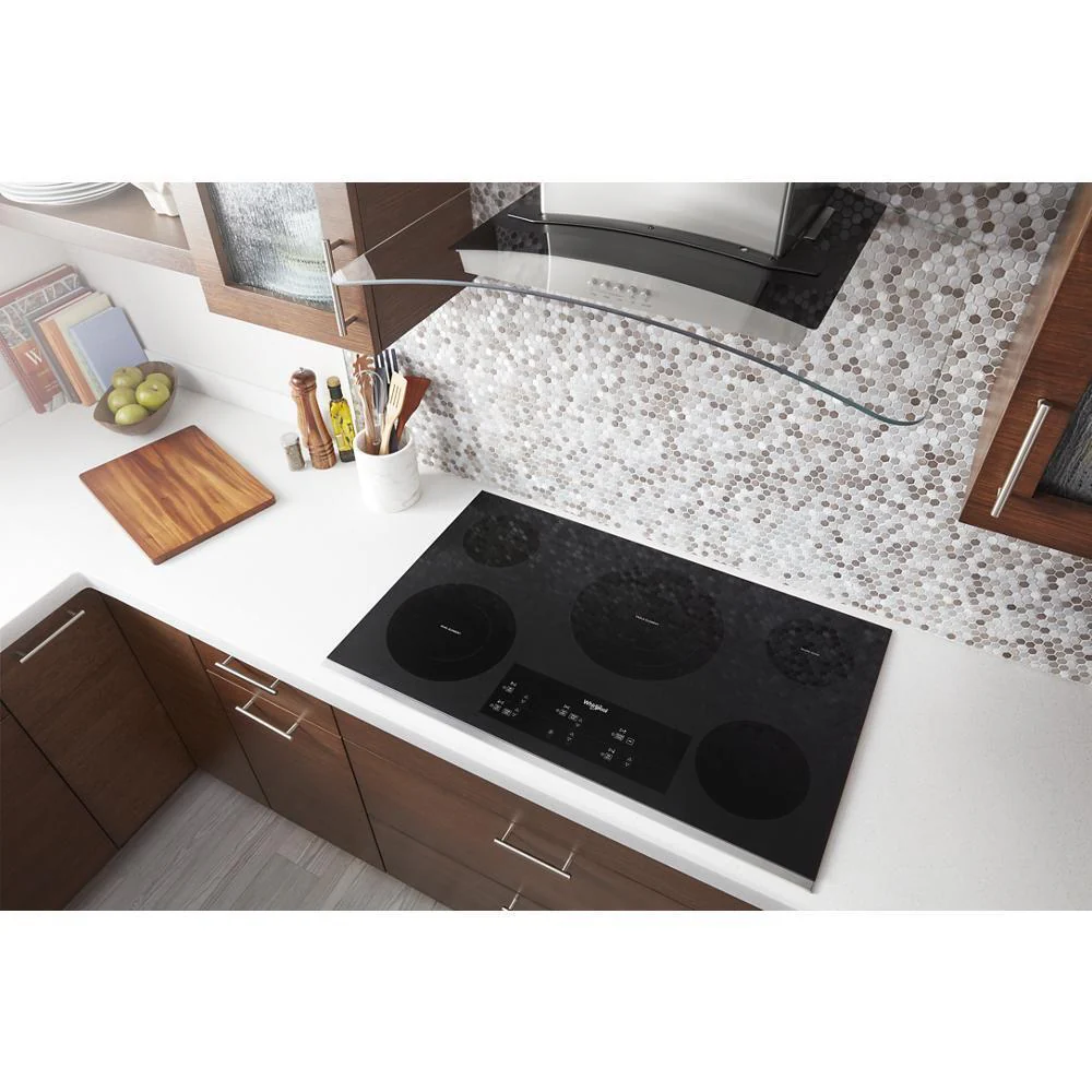 Whirlpool WCE97US6KS 36-inch Electric Ceramic Glass Cooktop with Triple Radiant Element - Image 6