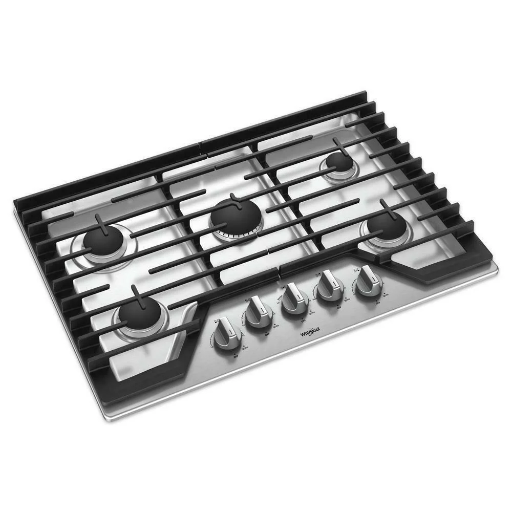 Whirlpool WCG97US0HS 30-inch Gas Cooktop with Griddle - Image 3