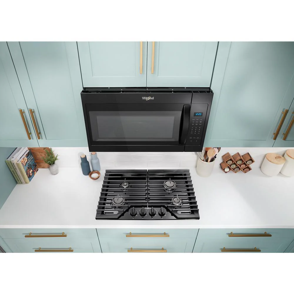 Whirlpool WCGK3030PB 30-inch Gas Cooktop with SpeedHeat™ Burners - Image 4