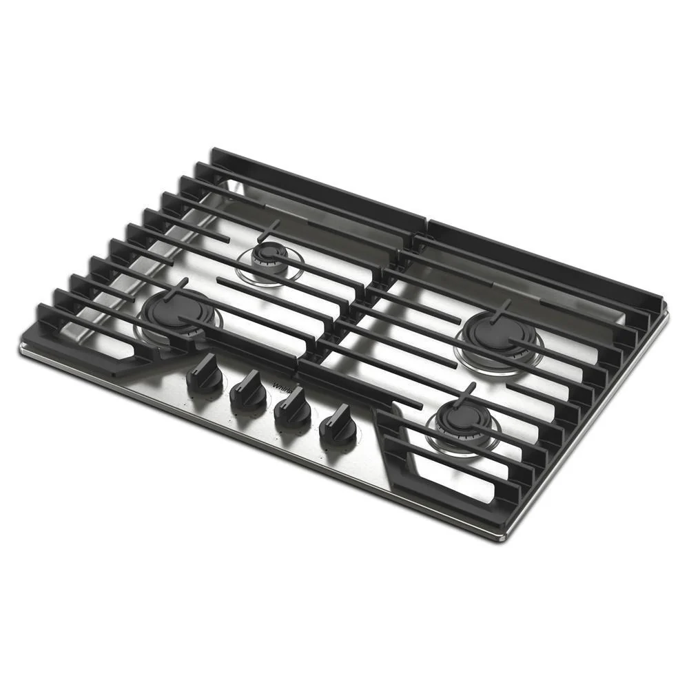 Whirlpool WCGK3030PS 30-inch Gas Cooktop with SpeedHeat™ Burners - Image 17